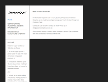 Tablet Screenshot of paramountnightclub.com.au